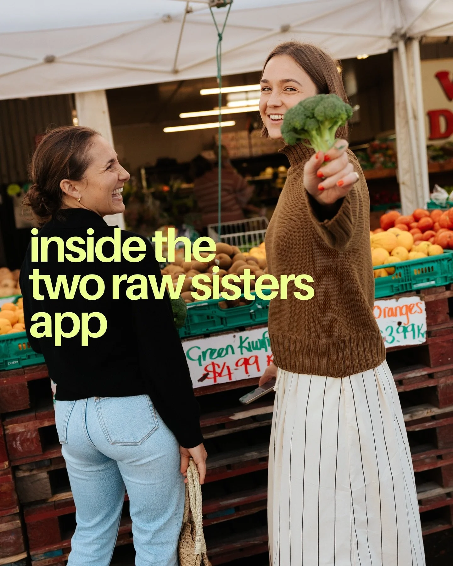 Hey you! You might want to read this&hellip; 💛

The Two Raw Sisters App makes it easy to prioritise delicious, healthy food, without the stress.

Swipe through to see what&rsquo;s inside:
🍴 650+ easy, nutritionist-approved recipes
🛒 Customisable s