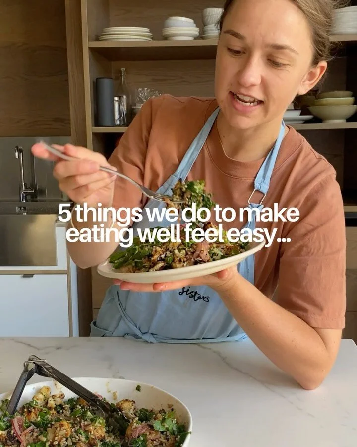 Our non-negotiables for feeling organised in the food department 🩵 

What are yours?

Join us on the Two Raw Sisters app with *two weeks free* and discover how easy eating well can feel! > use code: ROUTINE