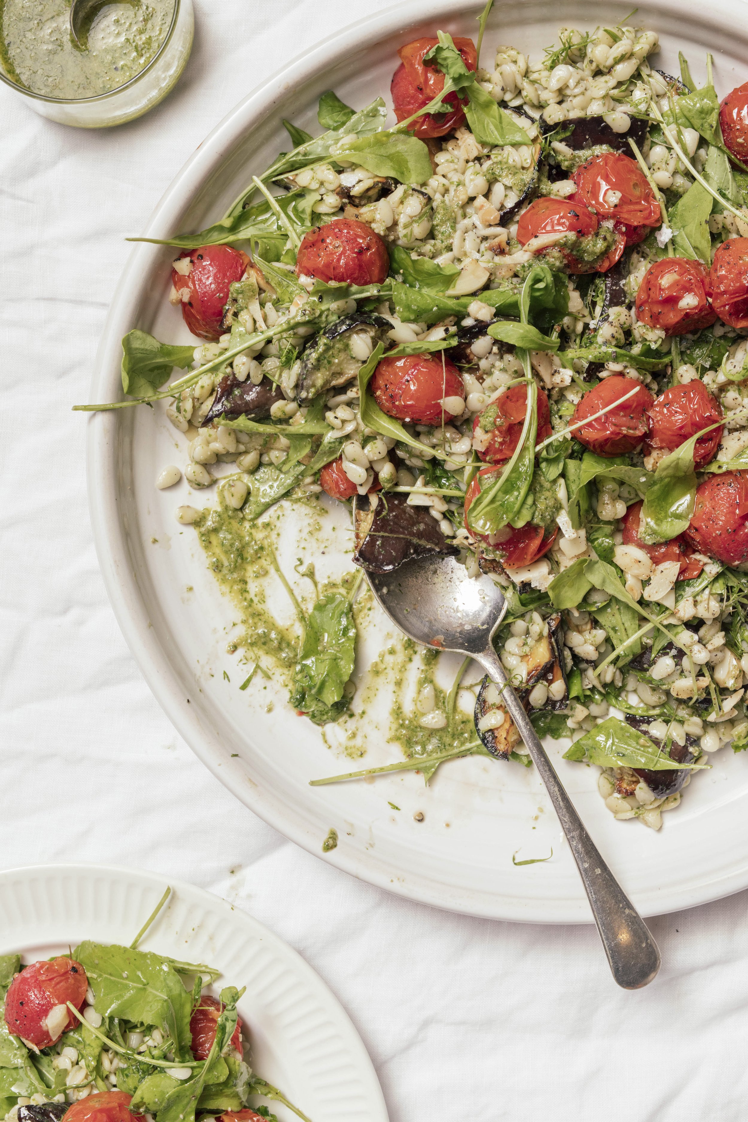 Roasted Eggplant + Dill Pesto Pasta .jpg