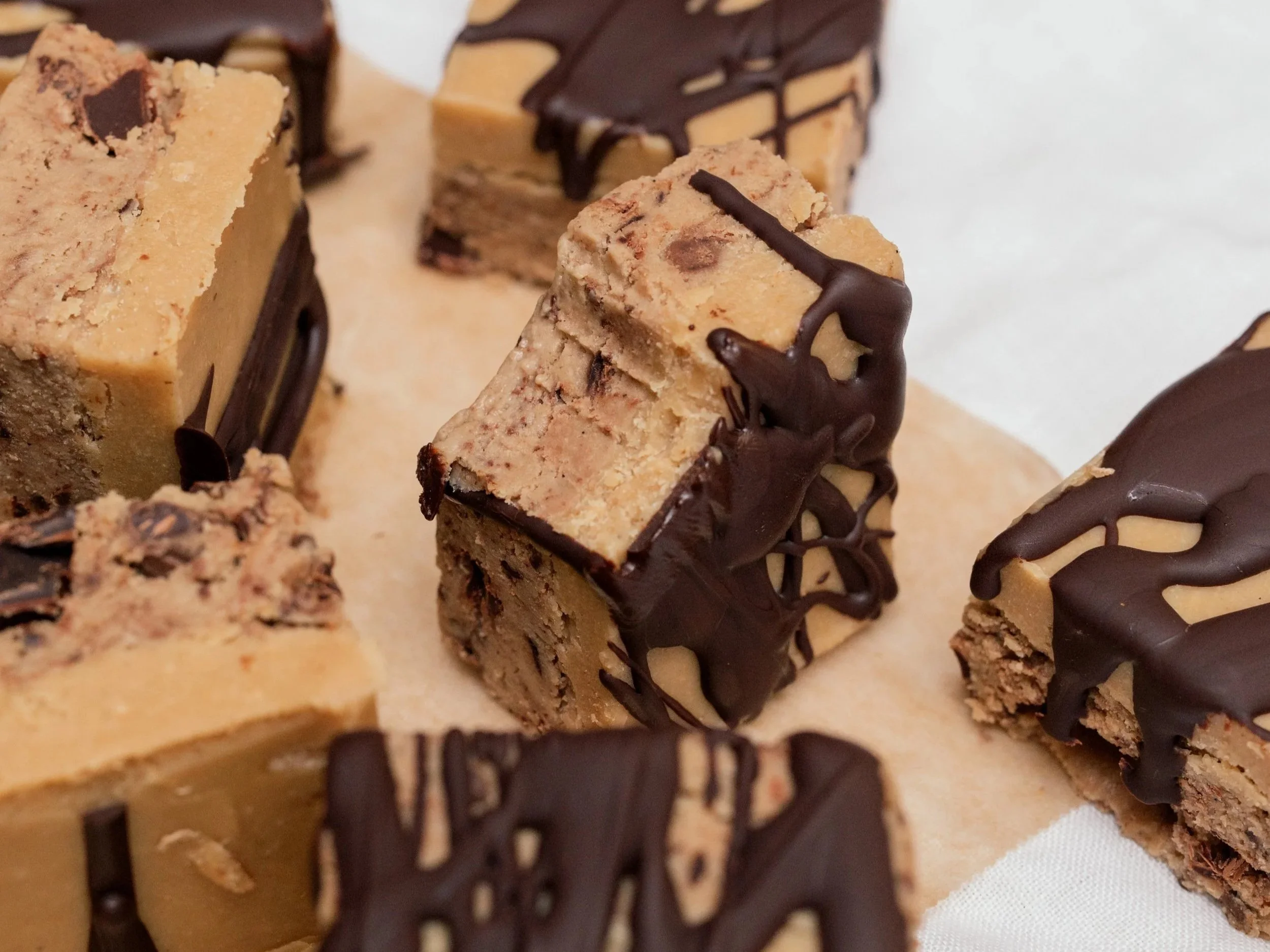 Caramel Butter Cookie Dough Bars
