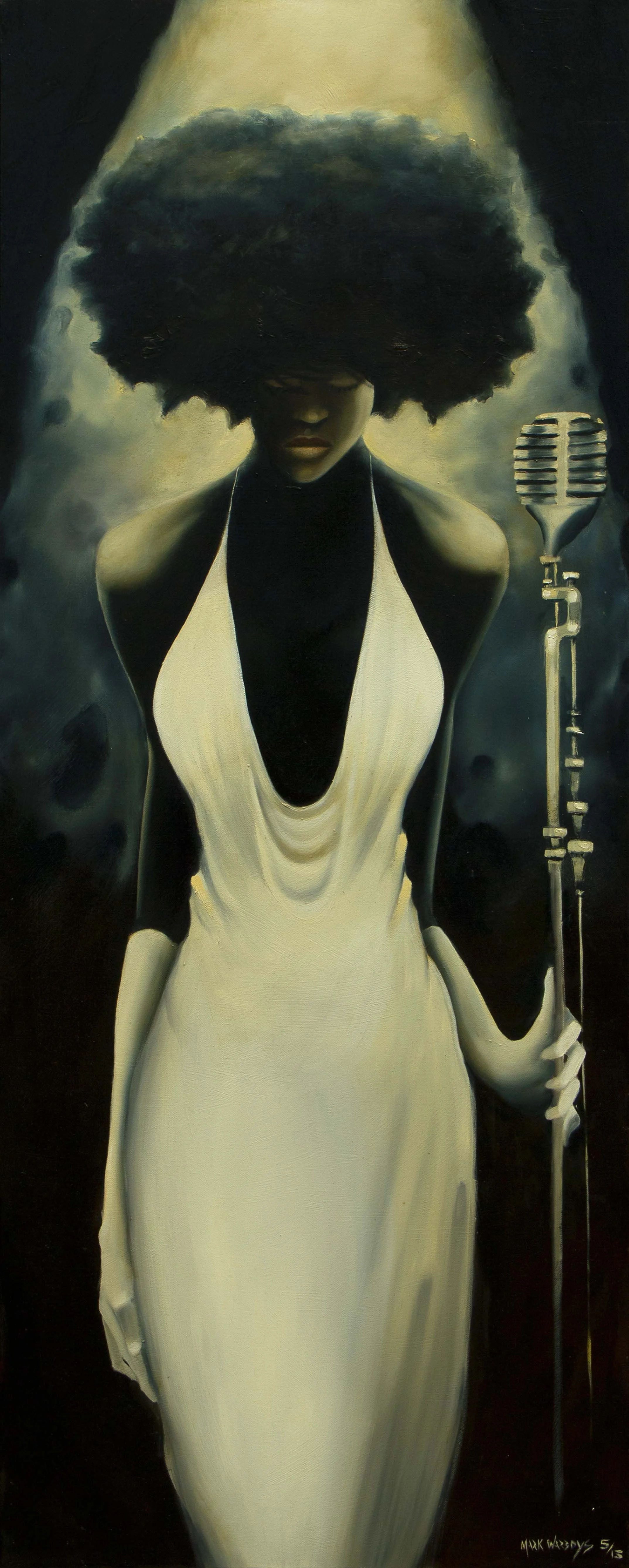 Ebony Blues Mark Warboys Painting