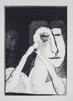 George Baldessin, Portrait II, 1966