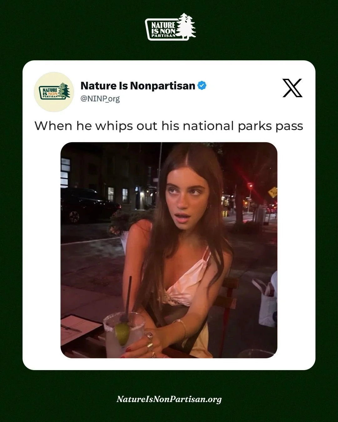 👀 

#NatureIsNonPartisan #NatureMemes #Meme #NationalParks #PublicLands