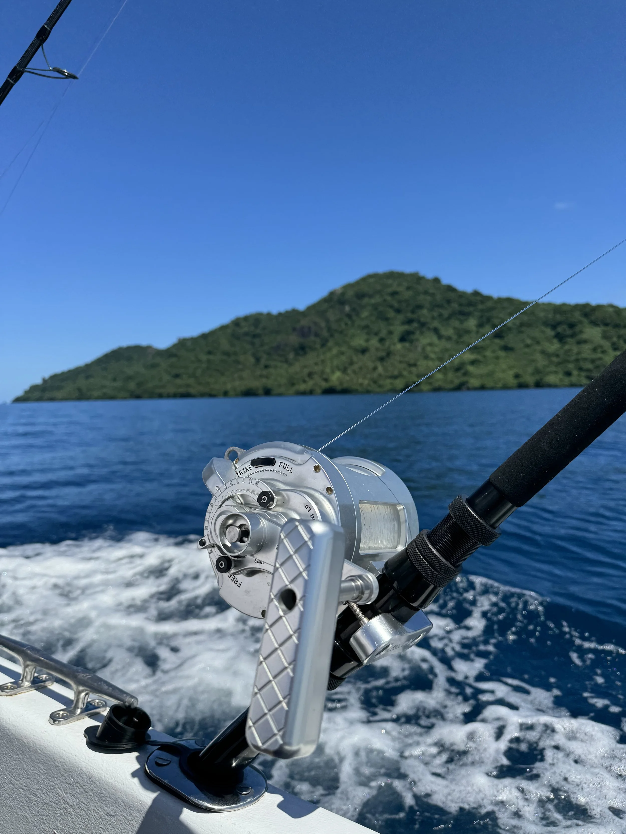 We only use the best reels for our fishing trips in Fiji