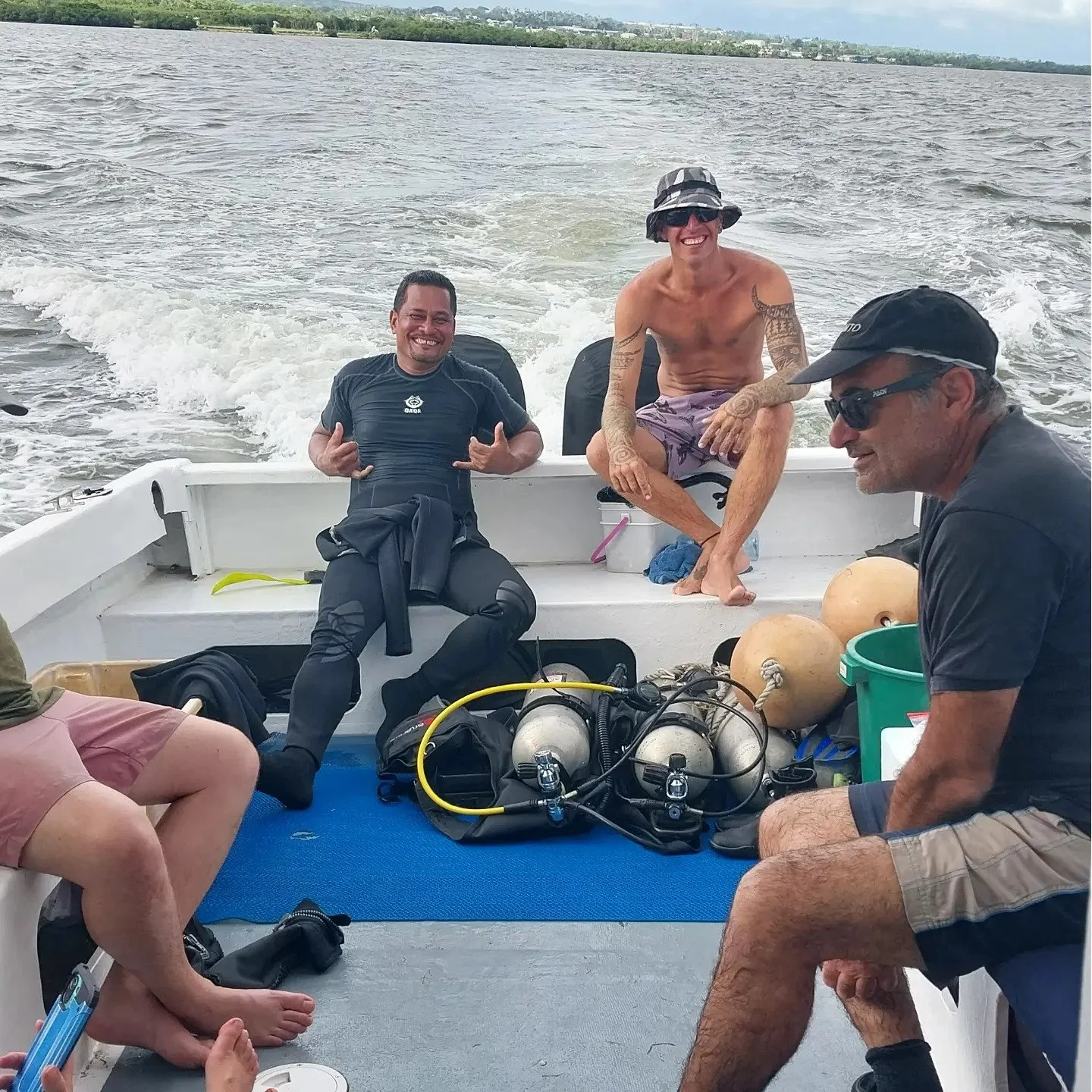 Diving in Suva for a private charter trip