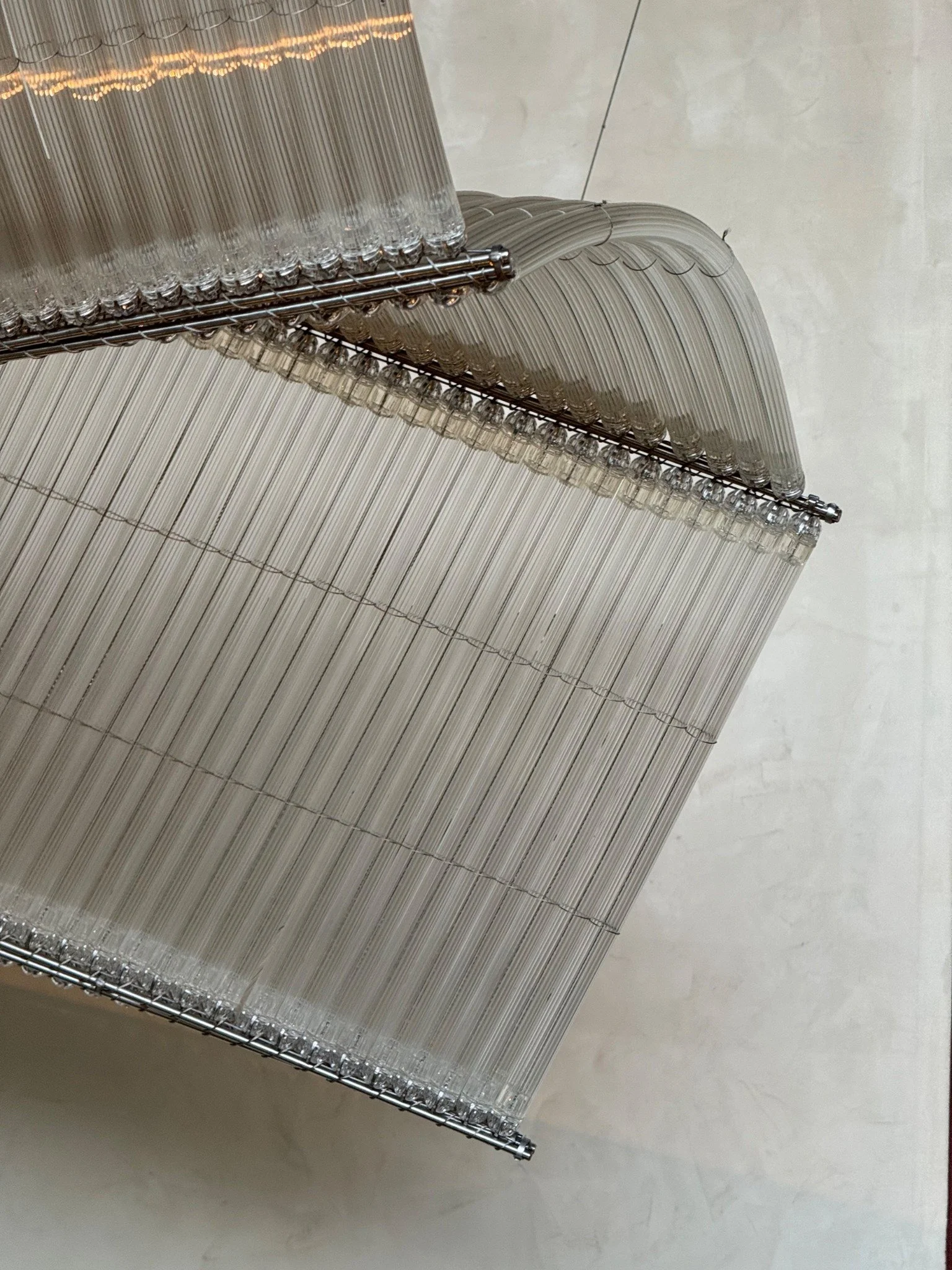 We bumped into this beautiful art installation by Nikolas Weinstein during our research trip in Bangkok. Fascinated by how he plays with the opposite nature of the glass material. A supposedly rigid material is presented as soft and flowy, much like 