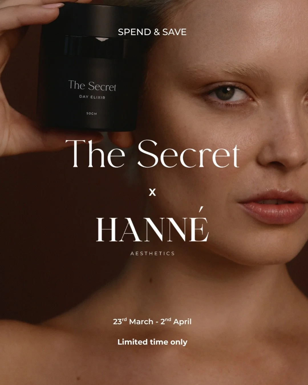 Spend &amp; Save on @the_secret_skincare in clinic at Hann&eacute; Aesthetics. 

It&rsquo;s time to get your skin glowing!

#skincare #skinglow #spendandsave