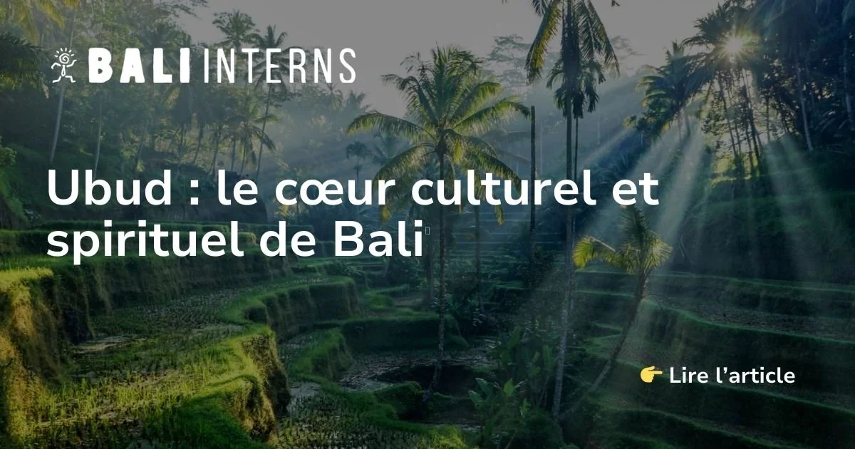 Ubud: the cultural and spiritual heart of Bali