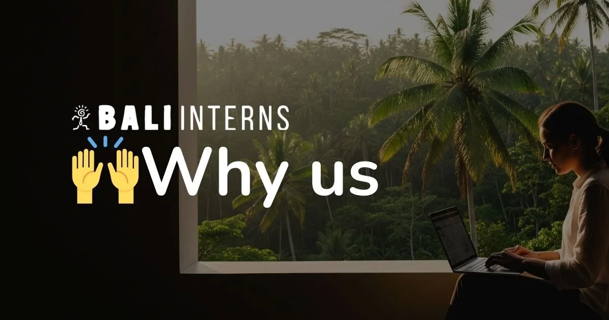 Pourquoi passer par notre agence pour votre stage à Bali ?