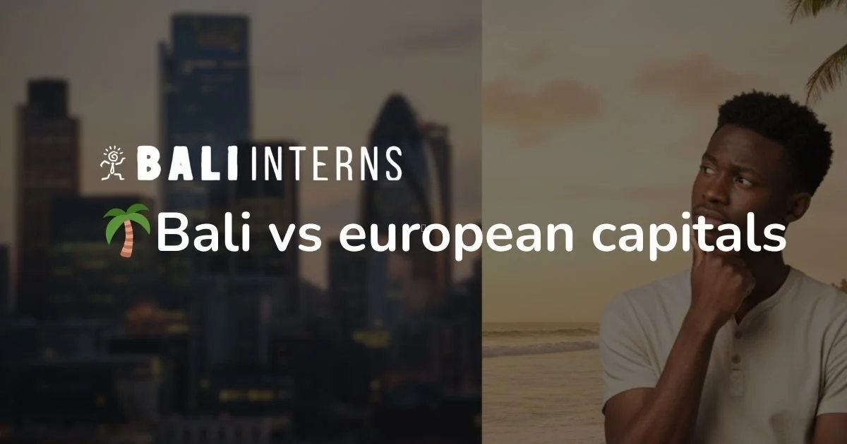 Faire son stage à l’étranger : Europe ou Bali ?