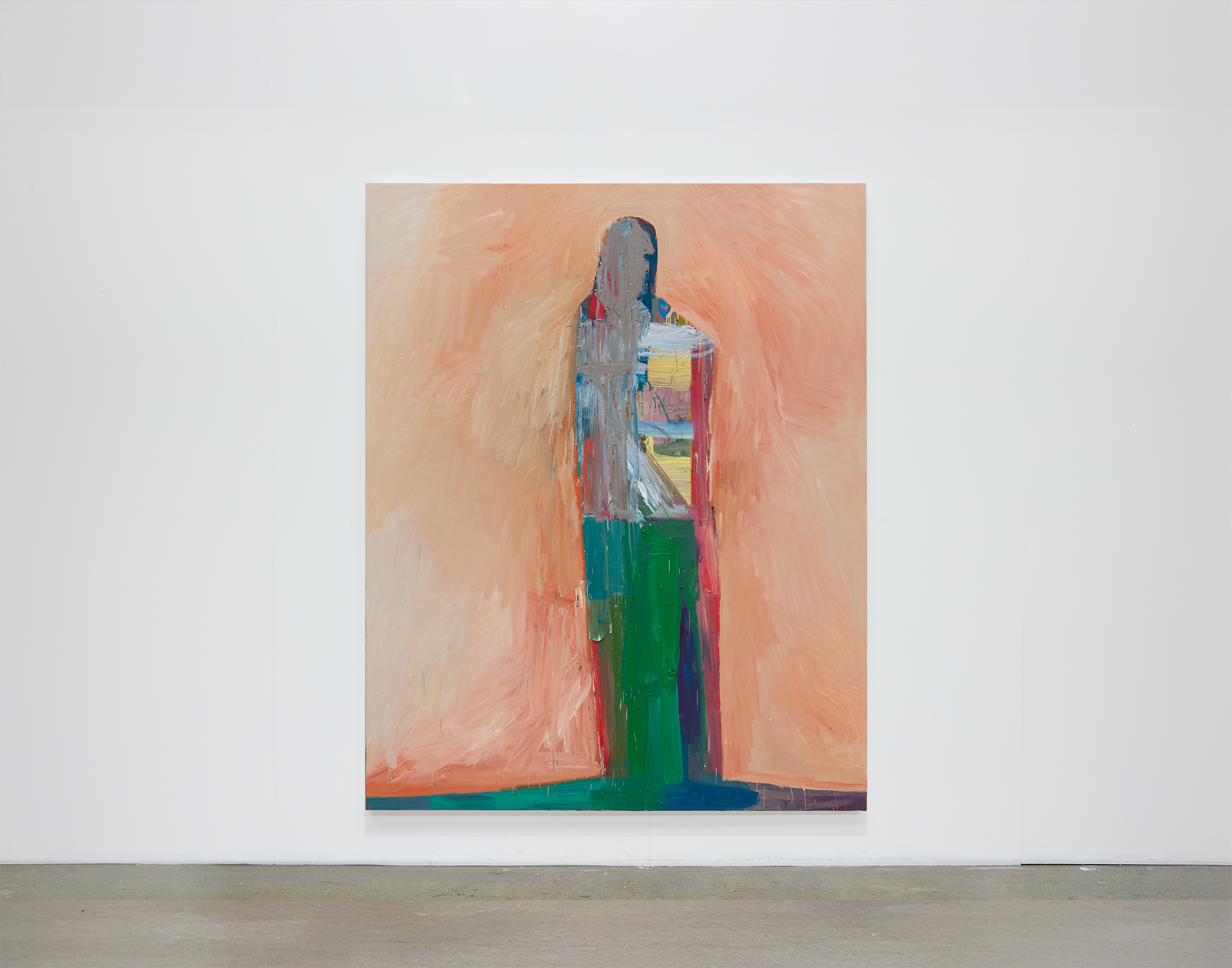 One’s inability to change in the face of the
threat of staying the same.
Oil on canvas.
200cm x 160cm
