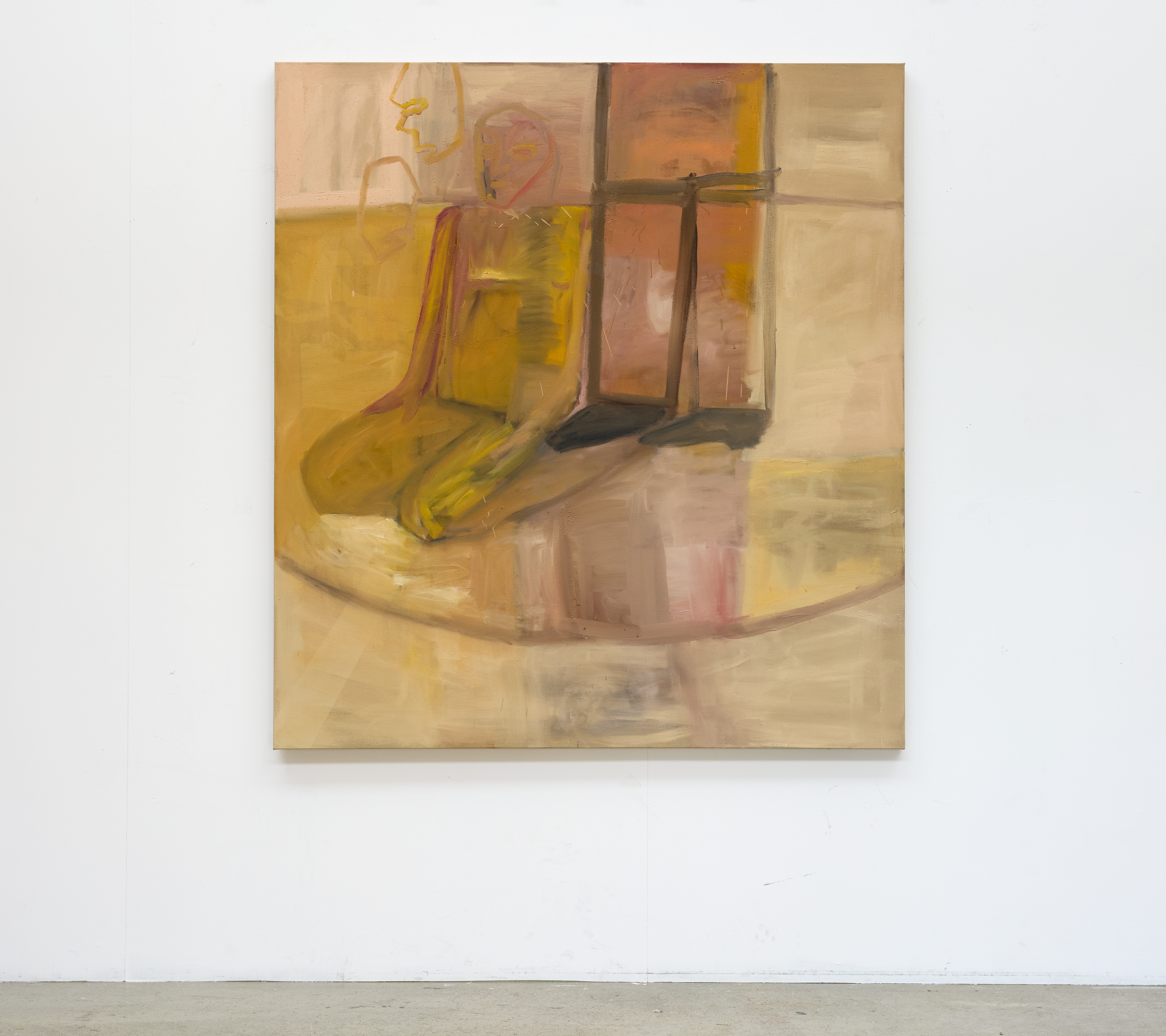 Stage Fright ii.
Oil on canvas. 
145cm x 160cm