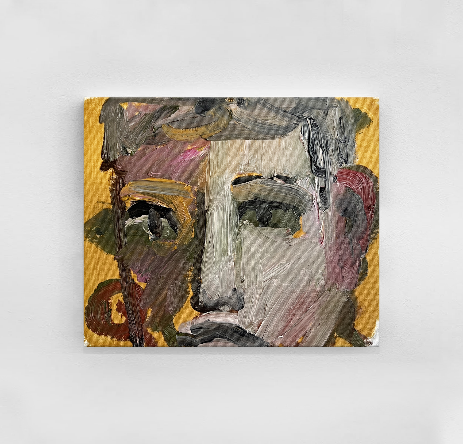 Study for portrait
Oil on linen.
20cm x 30cm