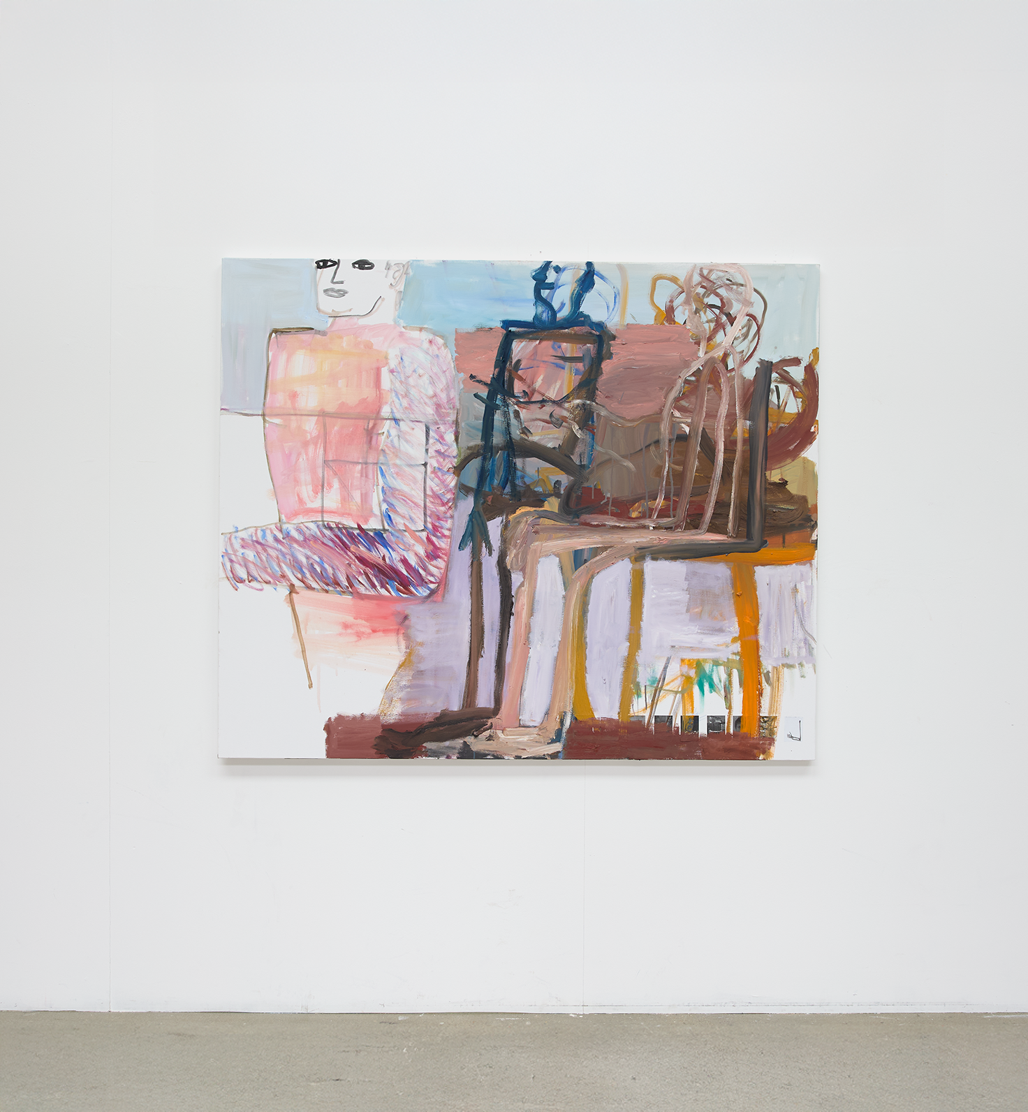 That’s a lot of small talk big man.
Oil on canvas.
140cm x 160cm