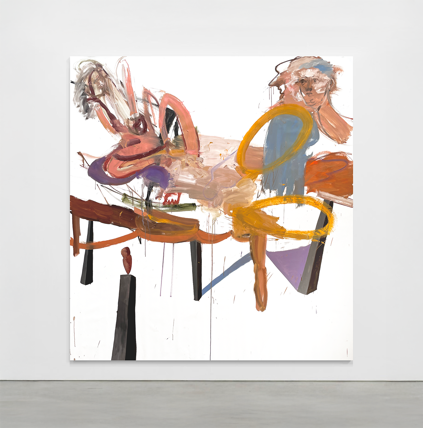 I felt most at home when I was in yours.
Oil on linen.
173cm x 183cm
2025.