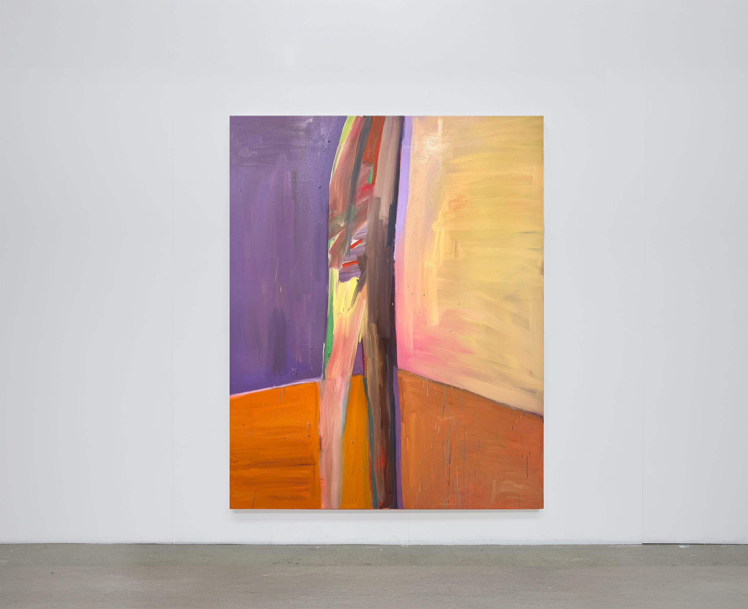 Bound by the wrists. 
Oil on canvas. 
200cm x 160cm