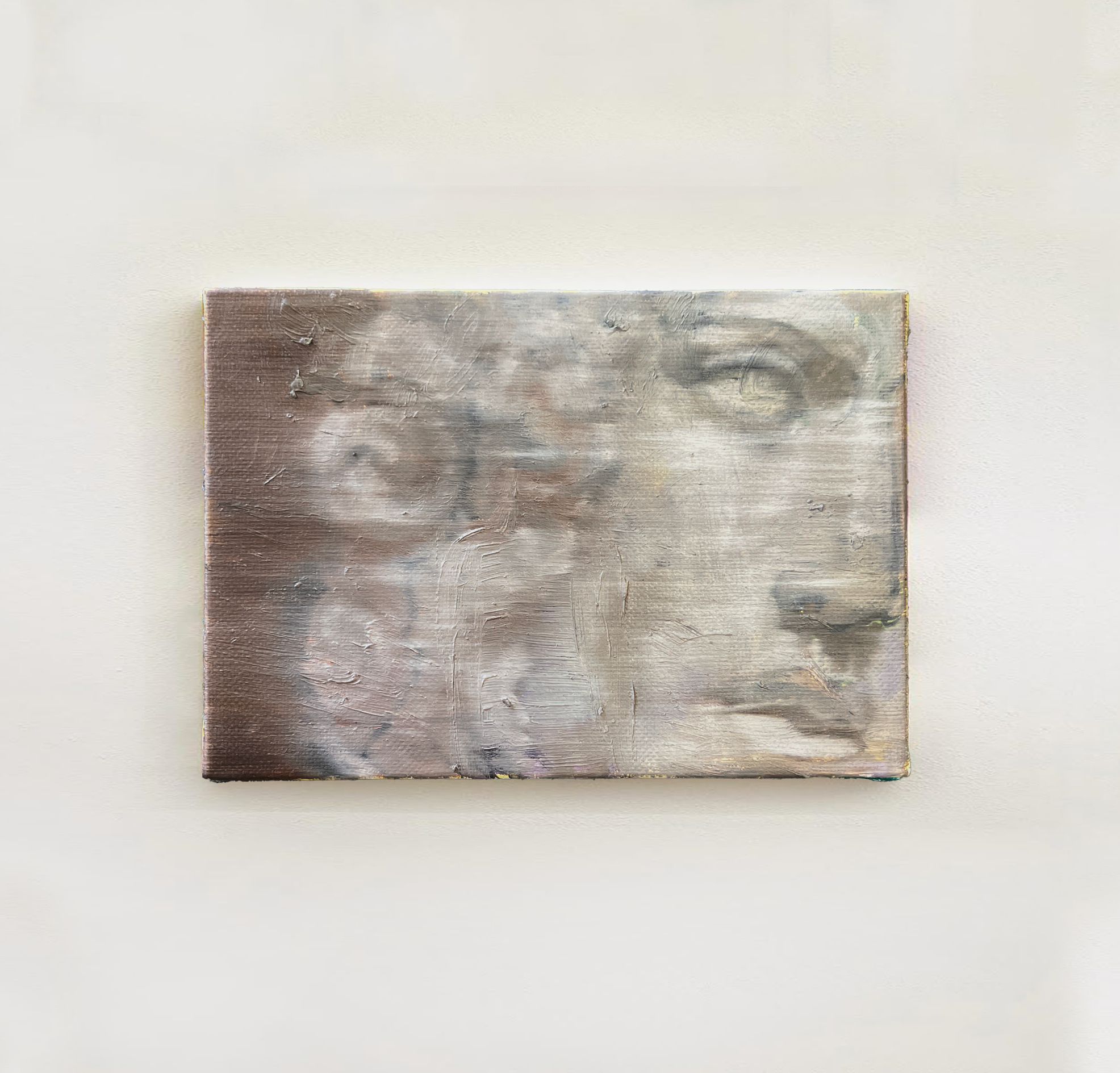 Written in Stone
Oil on linen.
18cm x 12cm