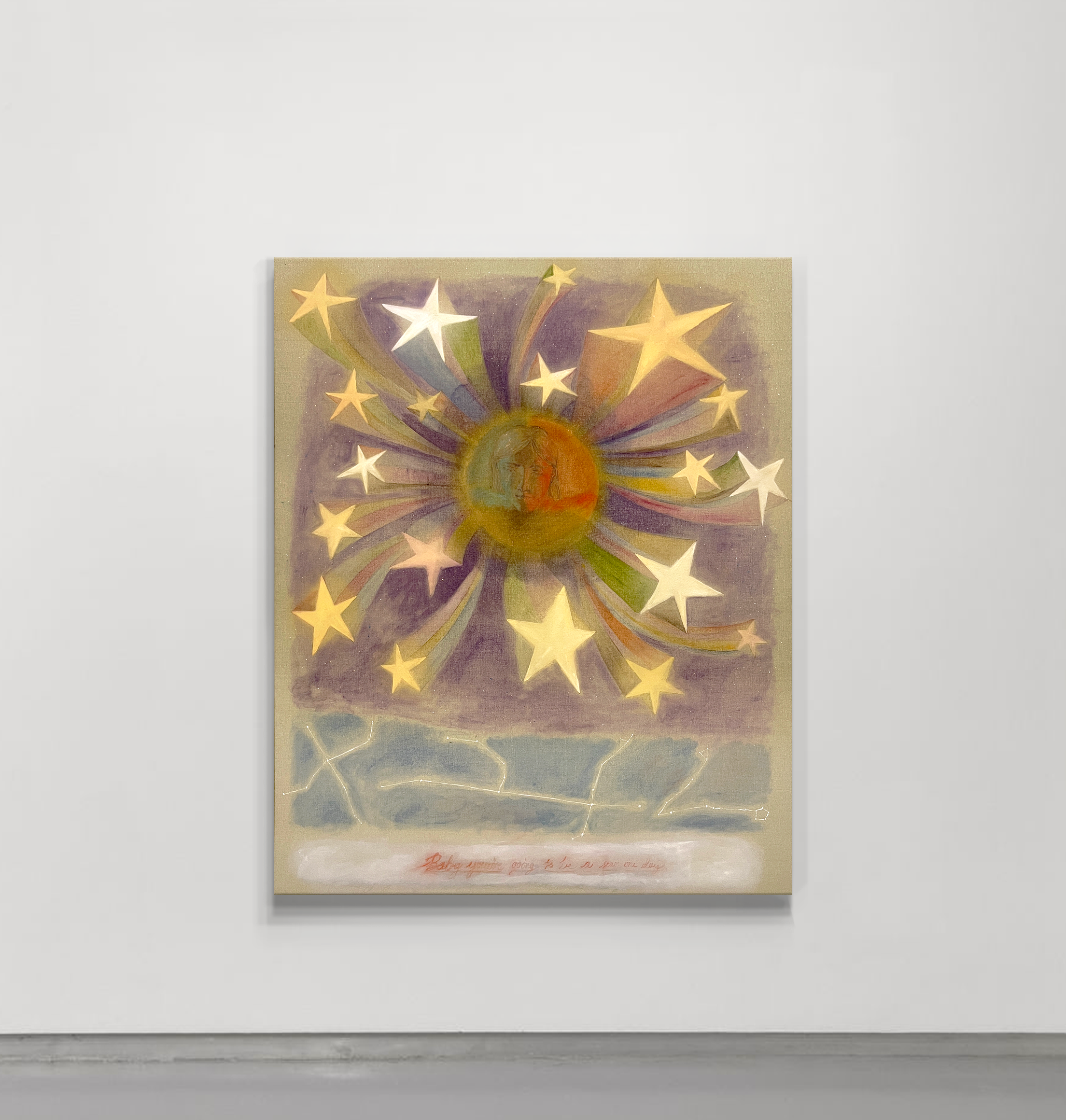 Baby you’re going to be a star one day ii. Oil on canvas. 1215cm x 1520cm