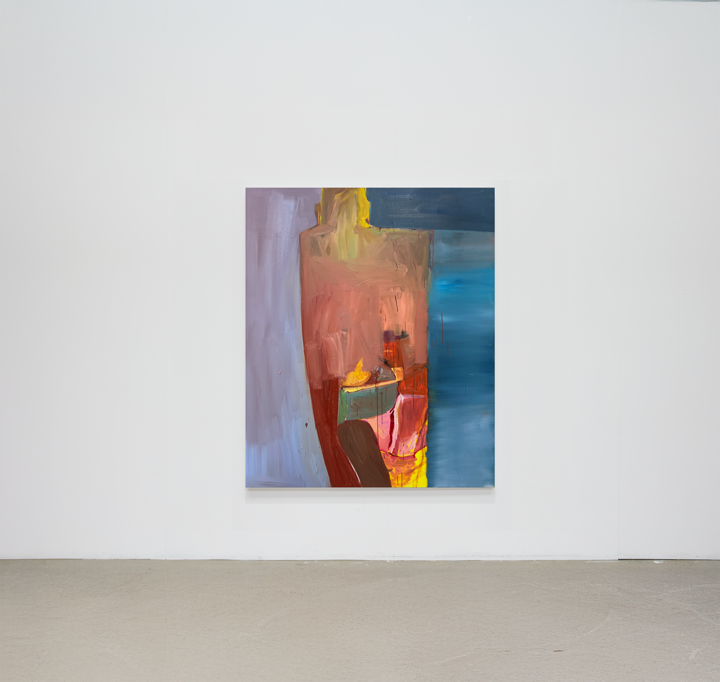 No Island as such as you
Oil on canvas.
145cm x 160cm