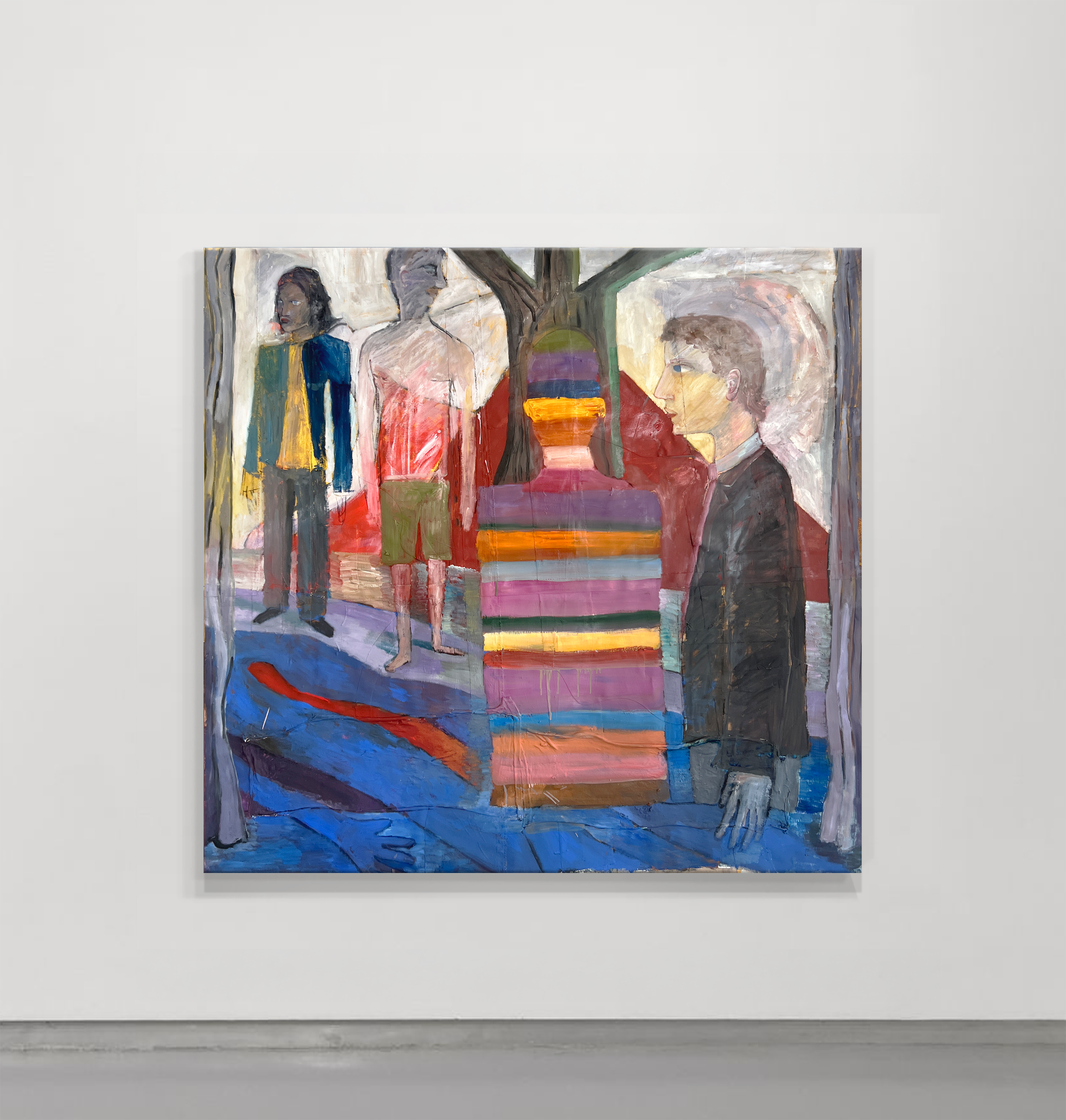 The day after Hockney
Oil on canvas.
147cm x 130cm