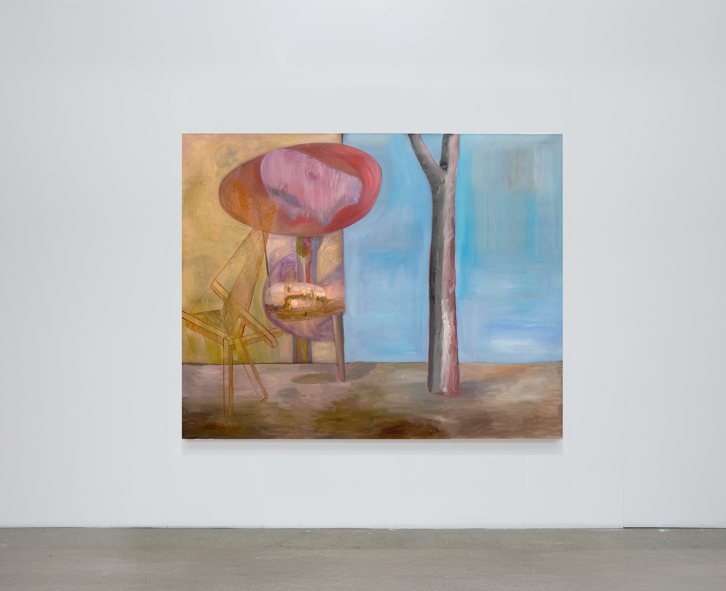 Point of departure
Oil on canvas.
200cm x 160cm