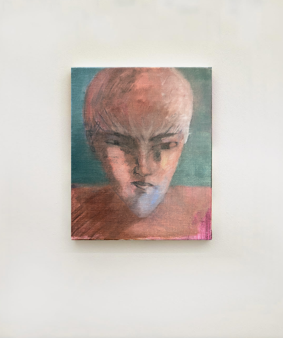 Study for portrait
Oil on linen.
20cm x 30cm