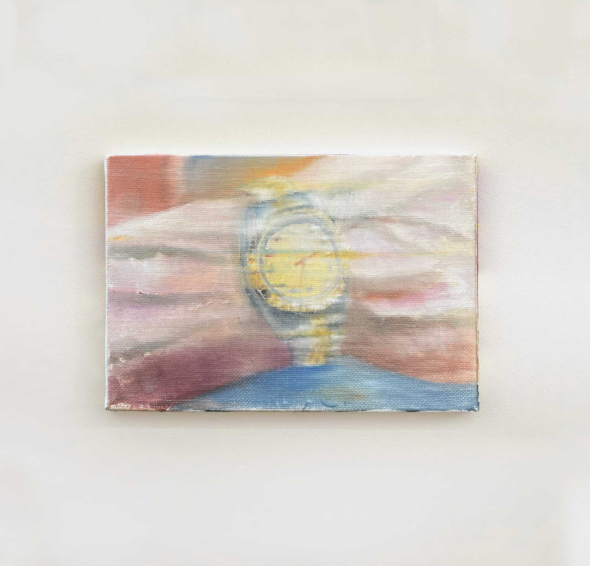 Tempting time
Oil on linen.
18cm x 12cm