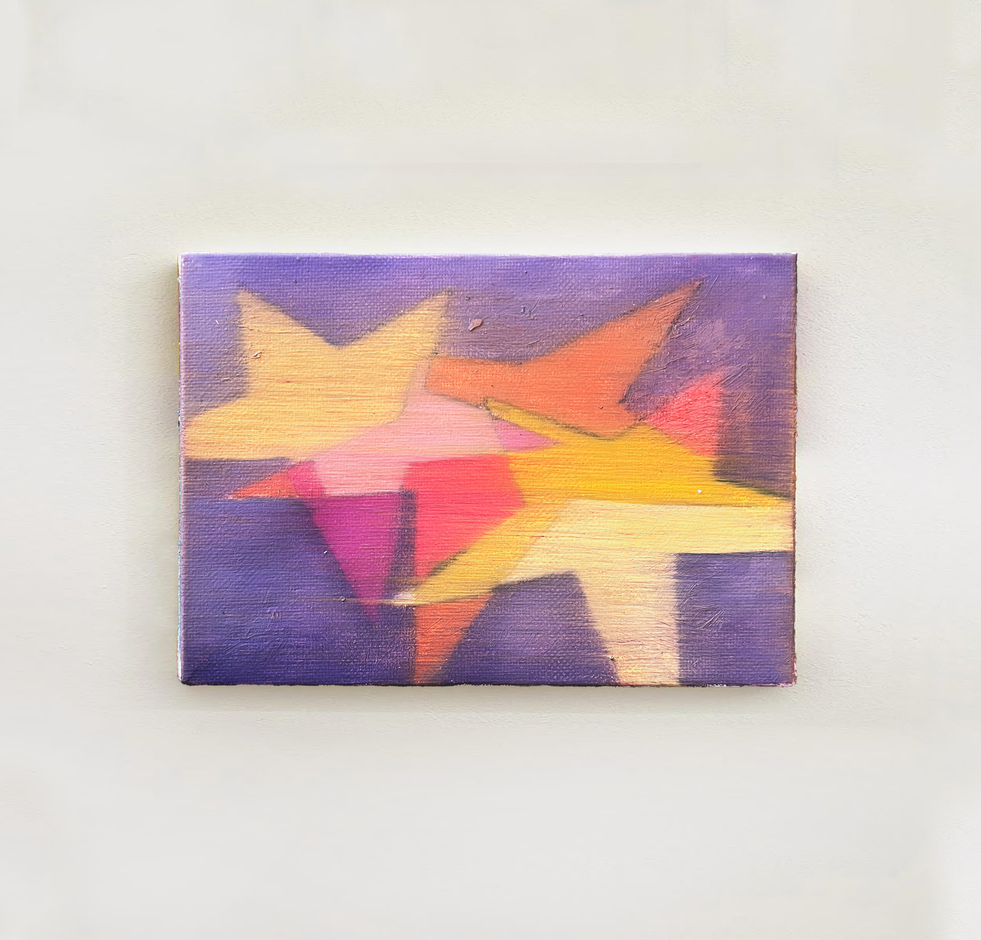 Baby you’re going to be a star one day iv.
Oil on linen.
12cm x 20cm