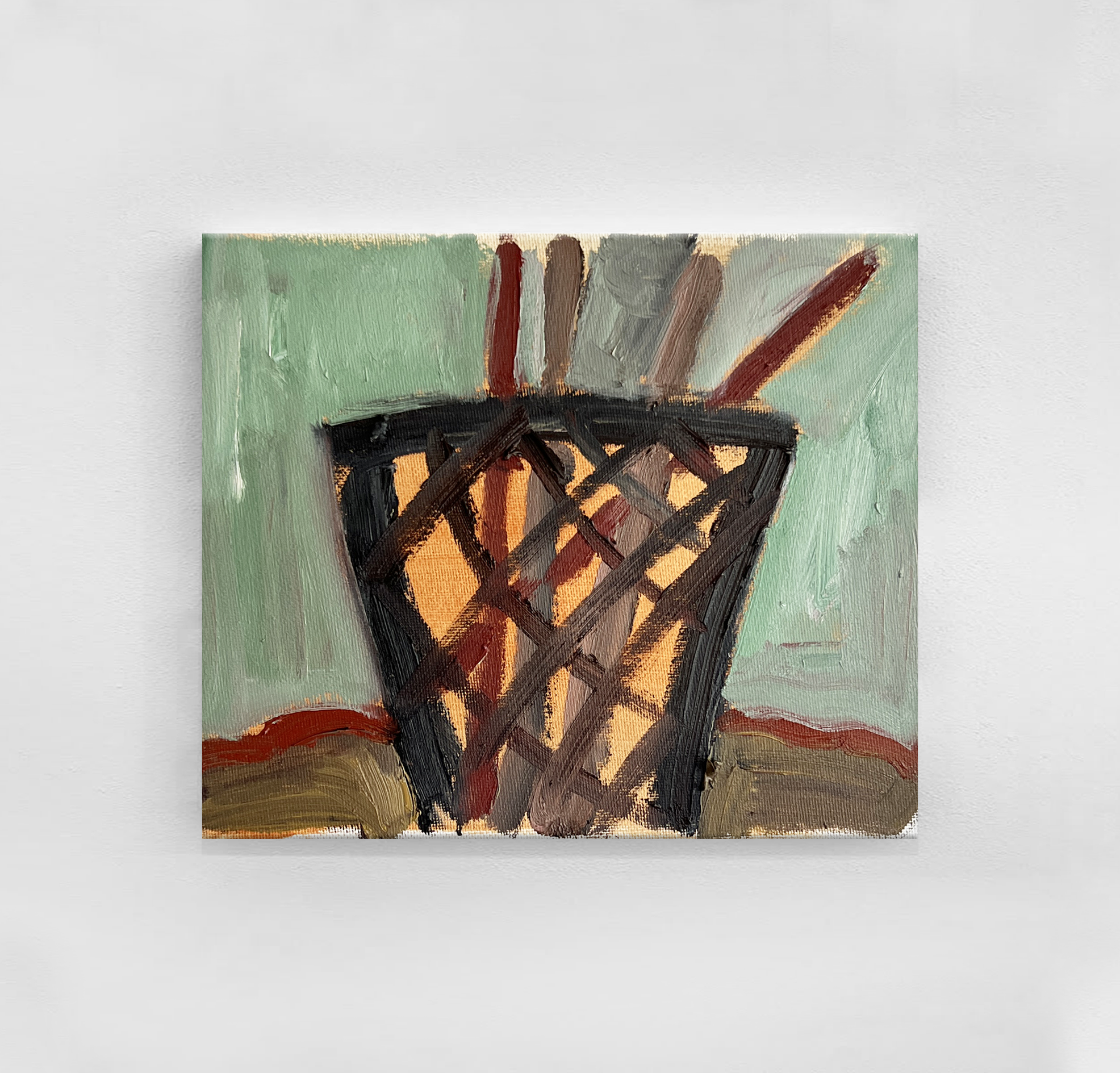 Bin study
Oil on linen.
20cm x 30cm