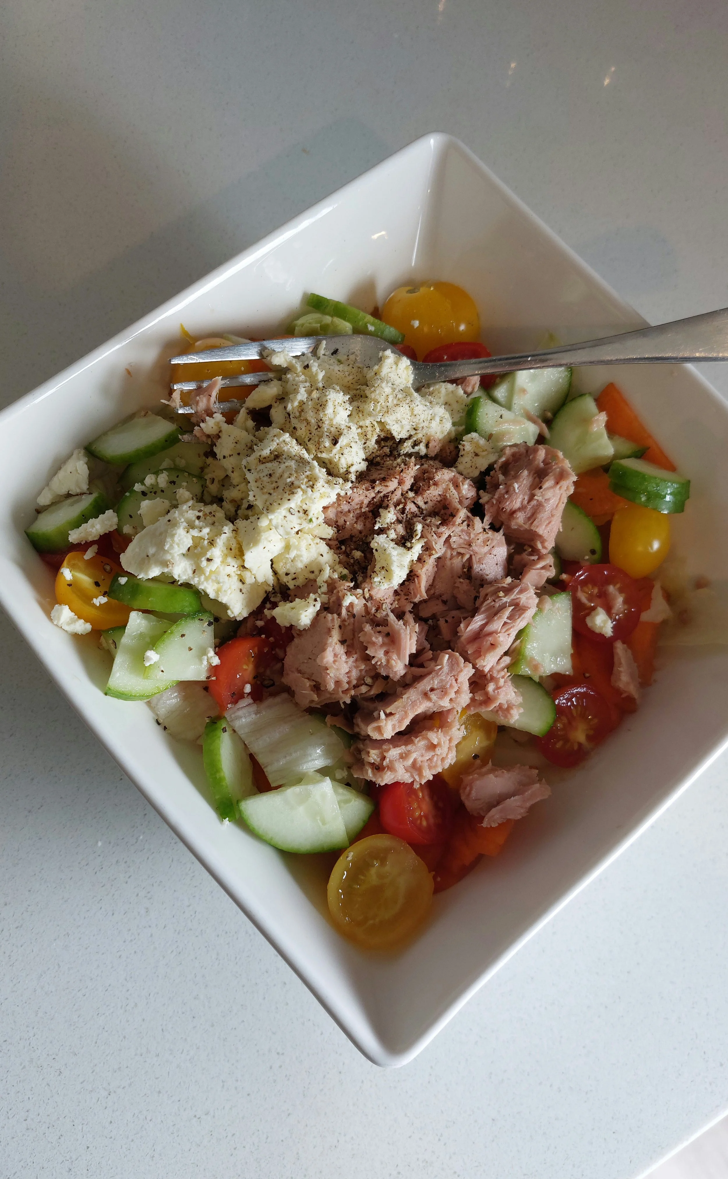 Tinned tuna salad