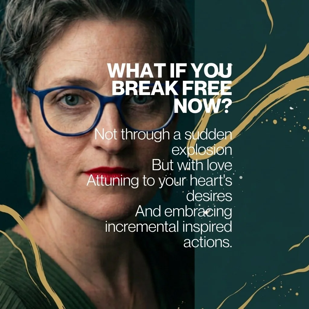 BREAK FREE - A 12-month private mentorship and coaching experience for high-performing women ready to fully realign their life, business, wealth, and identity with their truth.