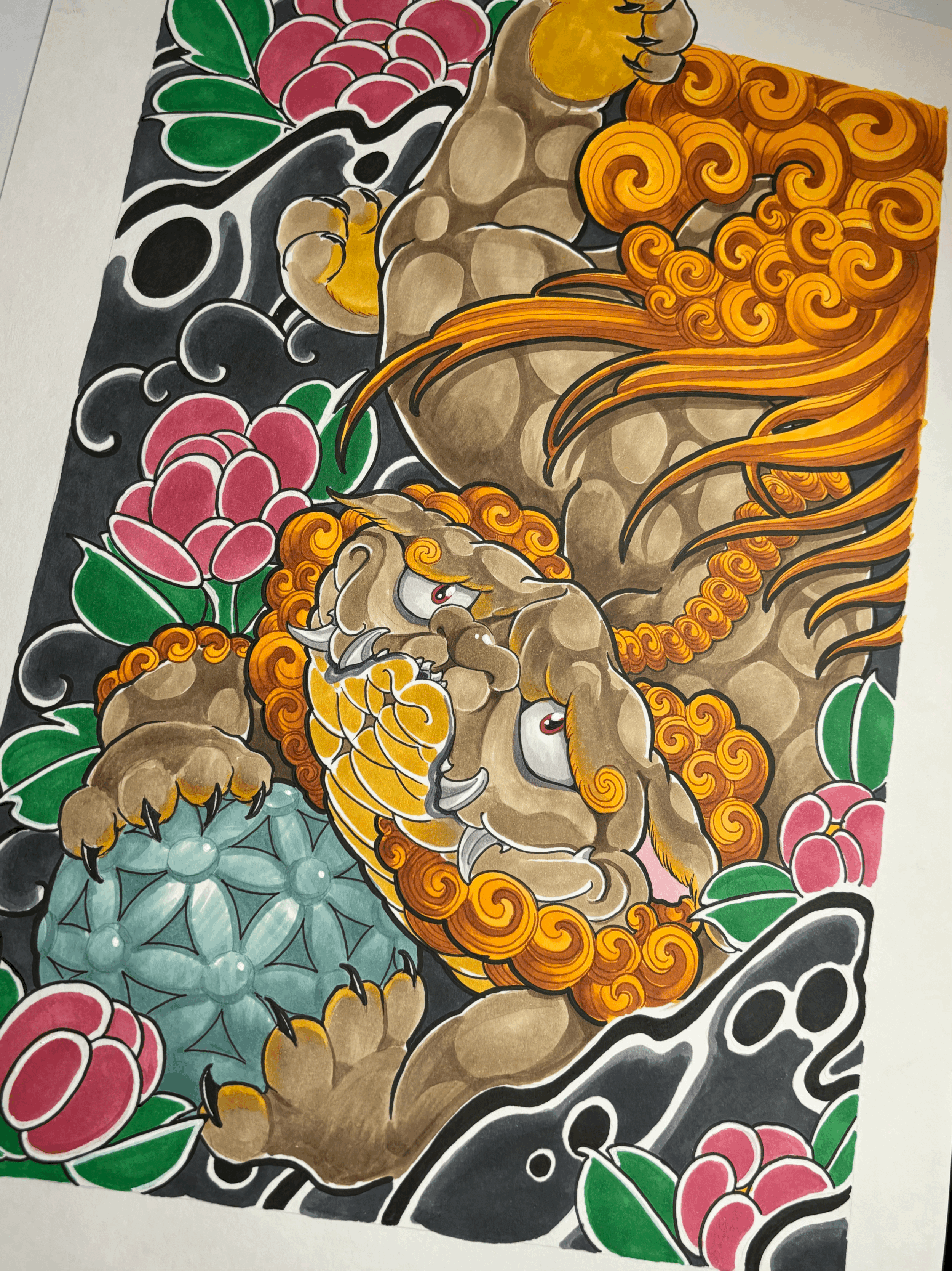 Foo Dog A3 Print