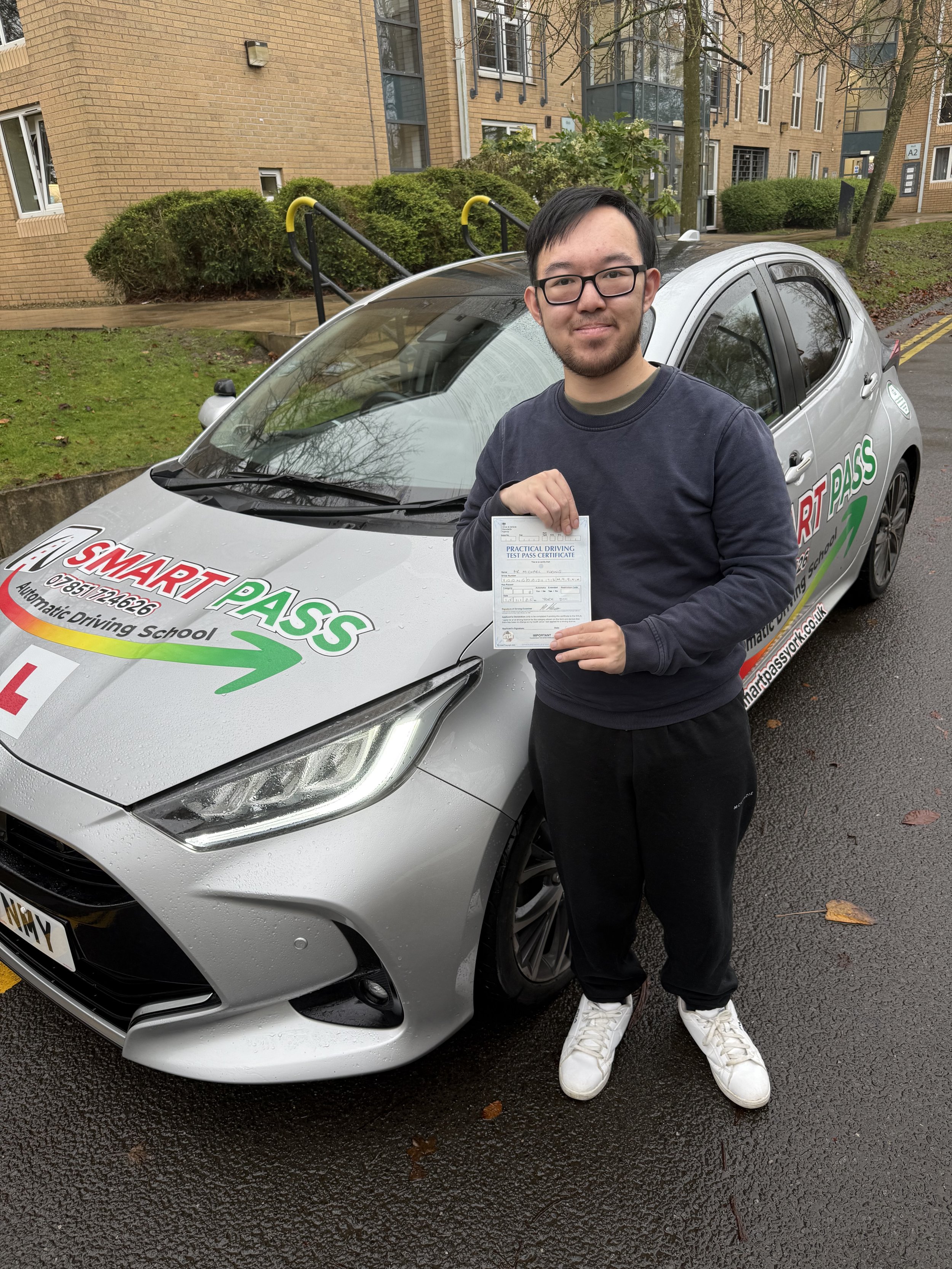 Driving school York in the driving seat
