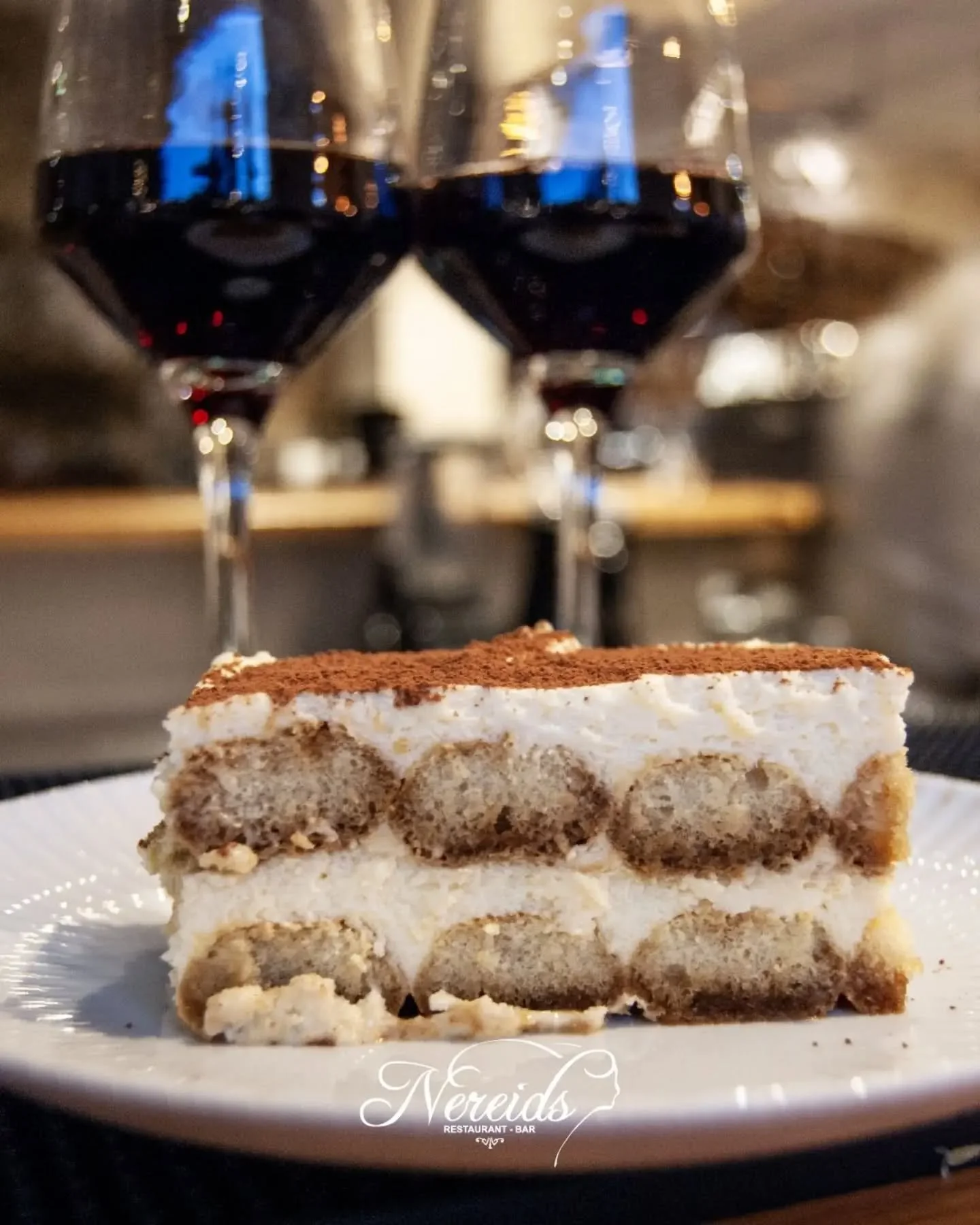 🍷 Tiramisu &amp; wine.
Can you think of a better combination?

📍Paleokastritsa, Corfu
Reservations⤵️ 
https://nereids.restaurant/reservations

#nereidsrestaurantandbar #nereidscorfu  #gardenrestaurant #summernights #summerincorfu
