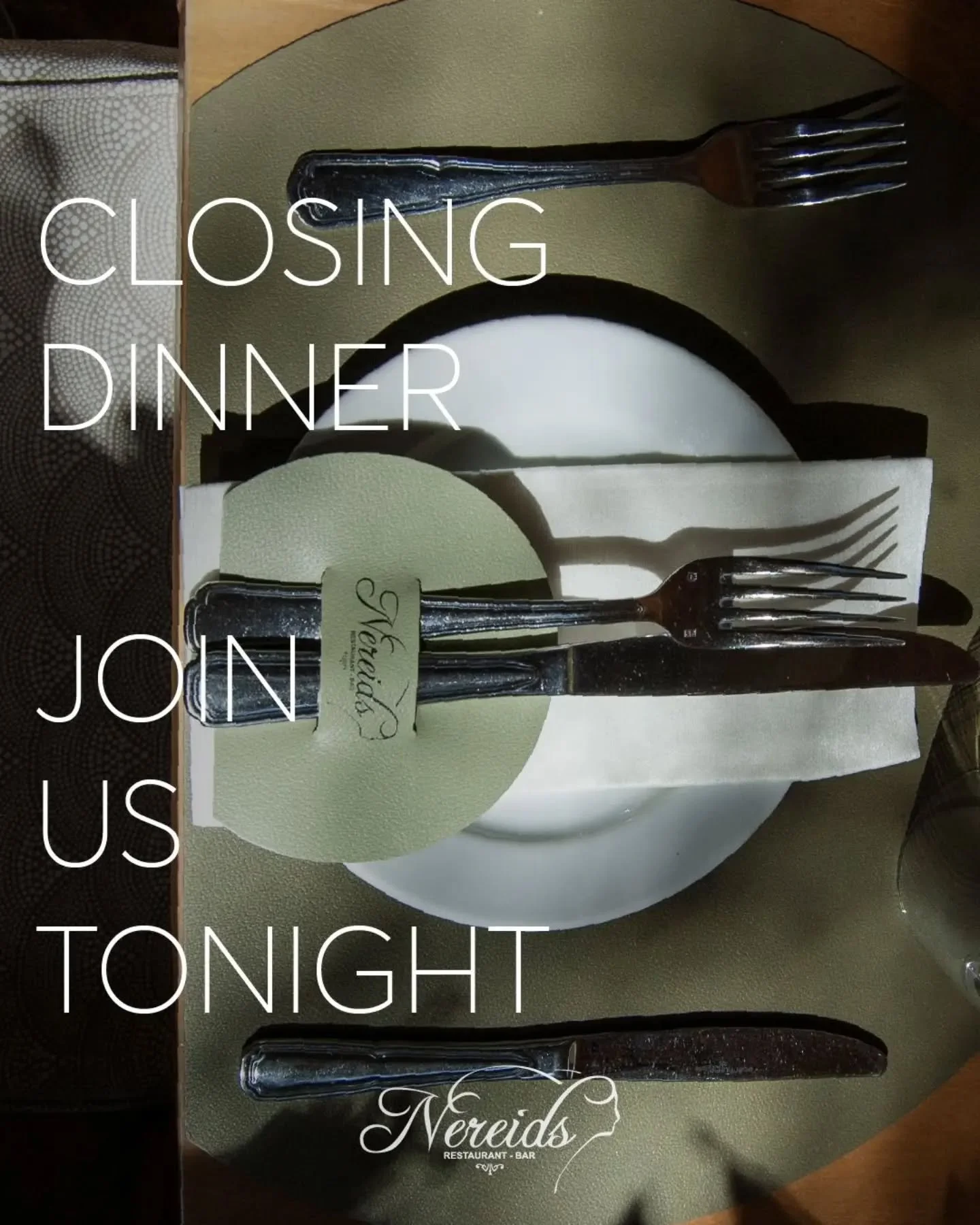 Every beautiful season comes to an end leaving behind memories that last forever.

Thank you for every moment, every smile and every memory shared around our tables. It has been a pleasure being part of your summer.

Join us one last time tonight and