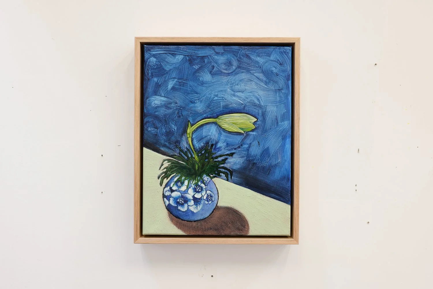 closed for the night 45x52cm oil on cotton canvas $490