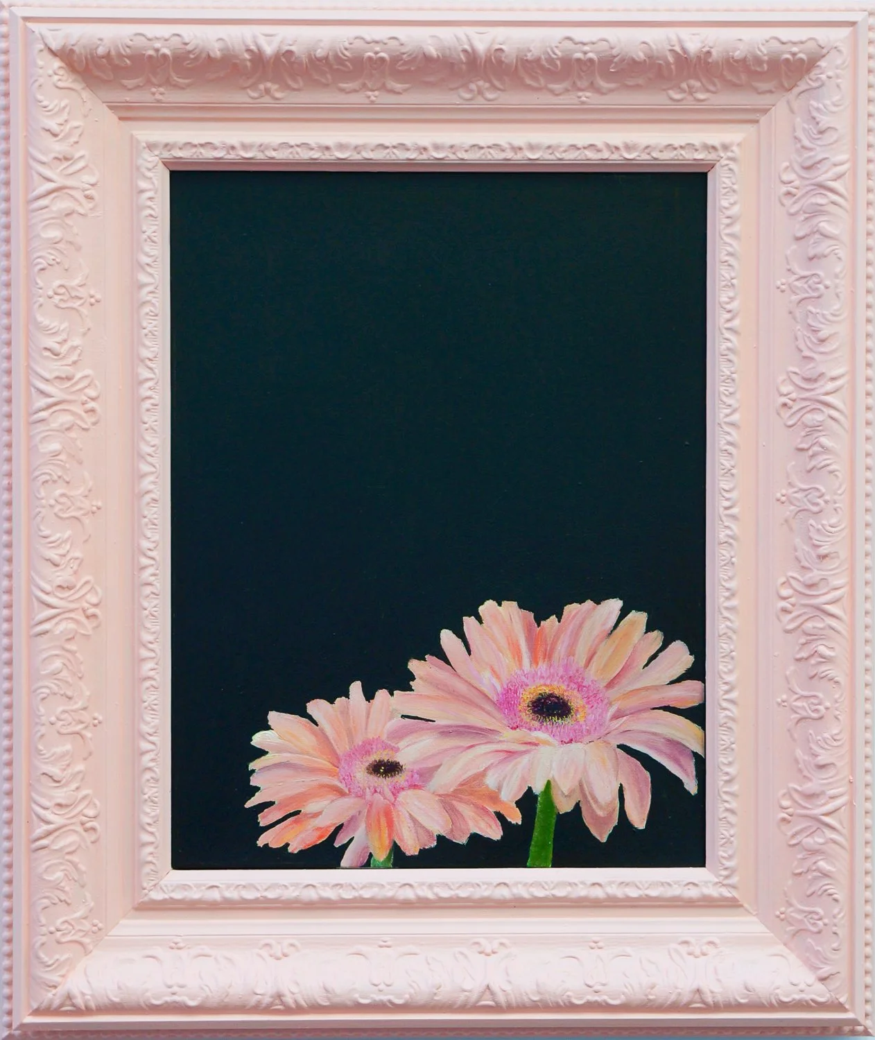 Joyful 45x52cm oil on poly cotton canvas $575