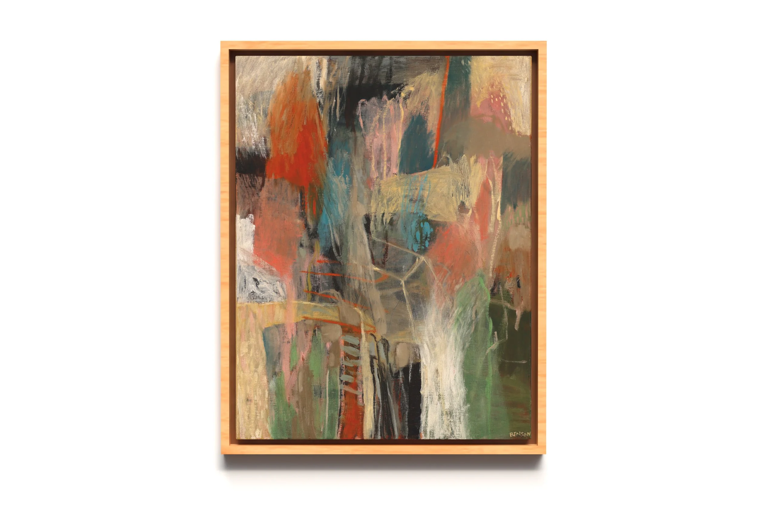 'A Way In' Oil on Linen, 35.5 x 46cm, $1500