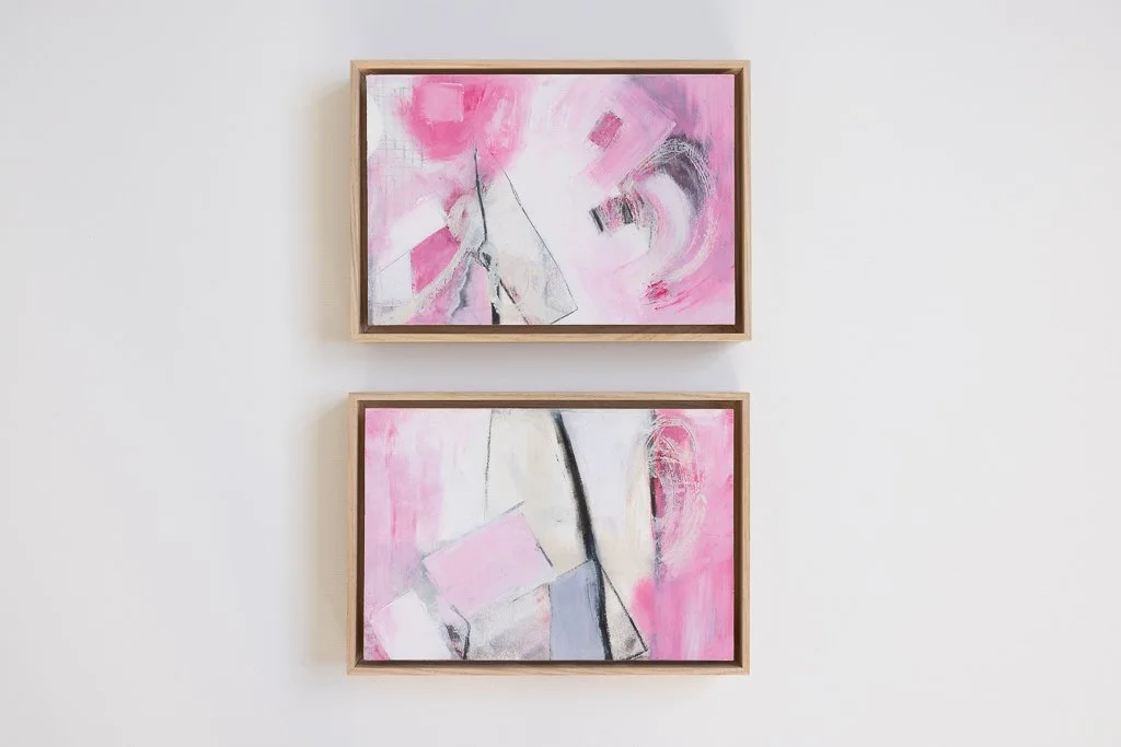 'Mystical Pink I' 20 x 28cm Cold Wax and Oil on Birch Ply $320.00
'Mystical Pink II' 20 x 28cm Cold Wax and Oil on Birch Ply $320.00 SOLD