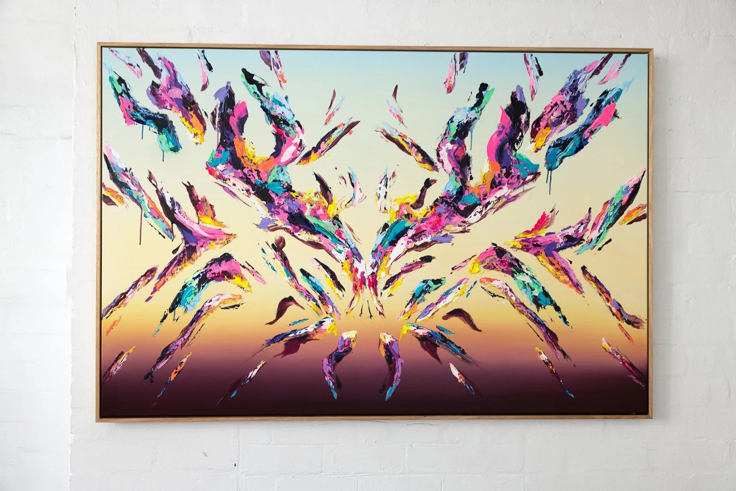 The Trail, Acrylic on canvas, Framed in sustainable Vic ash 101 x 152cm $4480