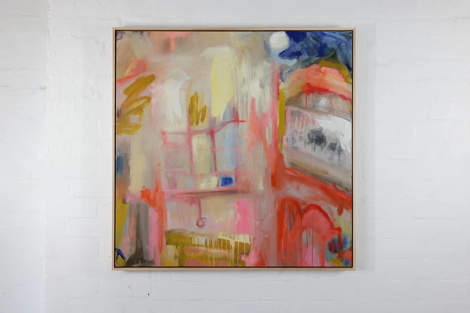 "Wonderland" H100 x L104cm Acrylic on Cotton Canvas $2300.00