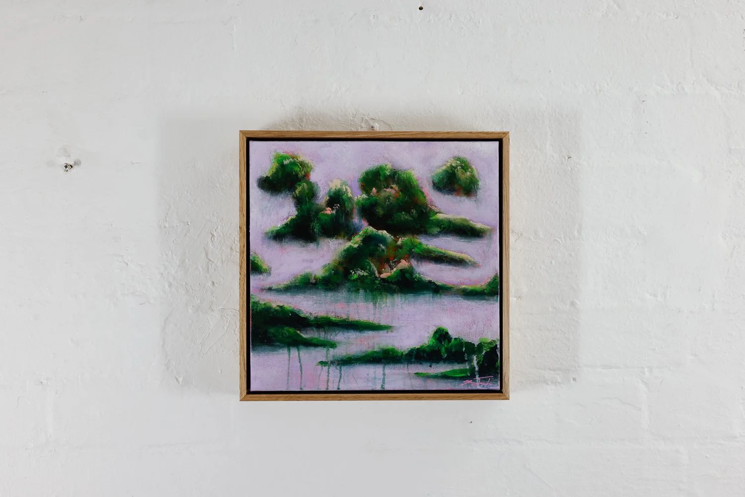 Elemental
Acrylic on canvas, Framed in Sustainable Vic Ash
30 x 30cm
$380