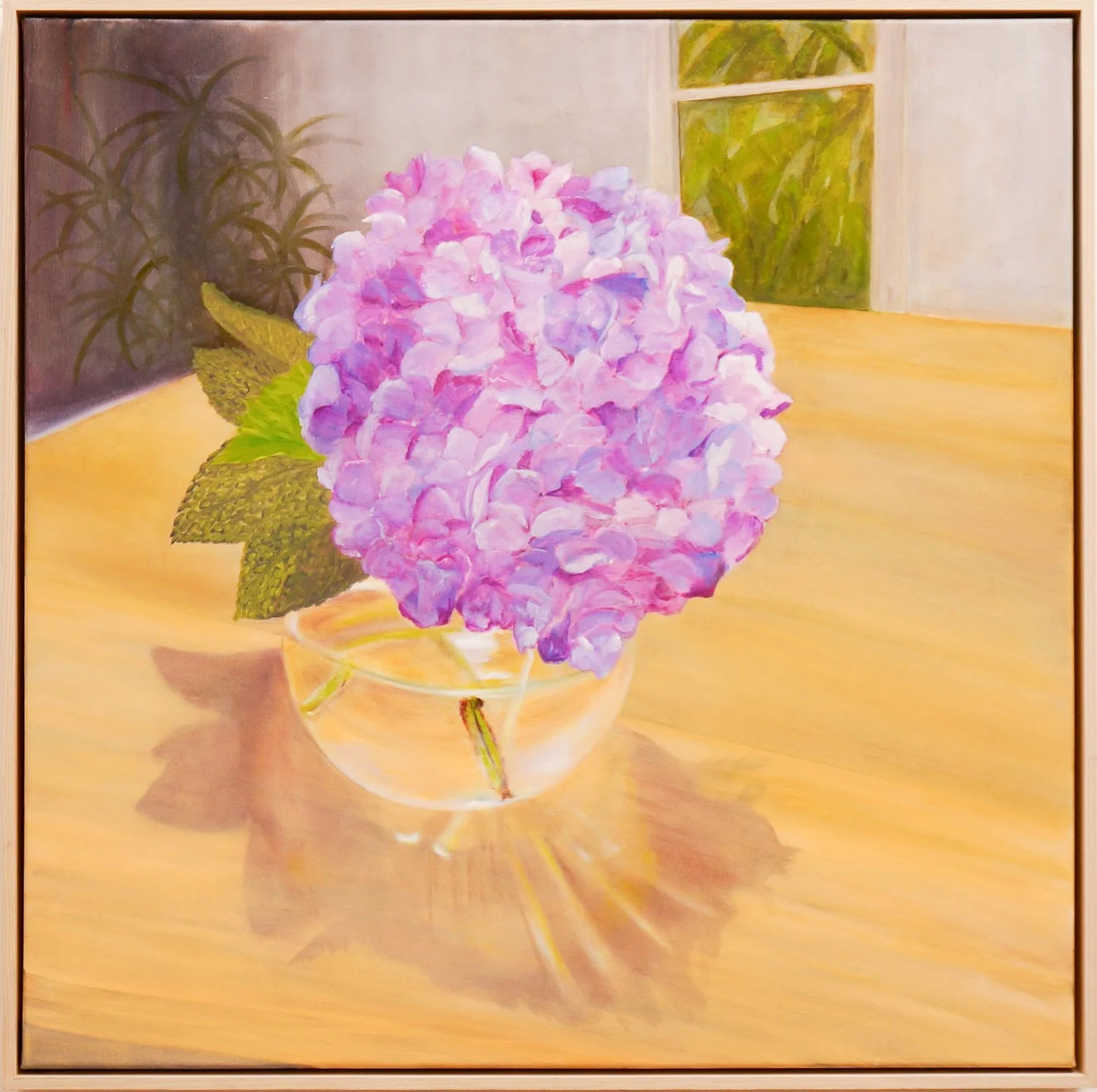 Basking in the light 80x80cm oil on canvas $2900