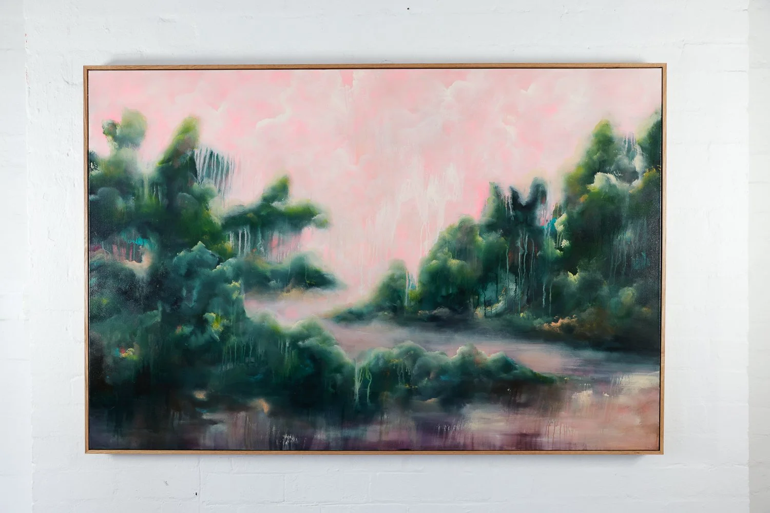 A Grounding Thought
Acrylic on canvas, Framed in Sustainable Vic Ash
100 x 150cm
$3780 (SOLD)