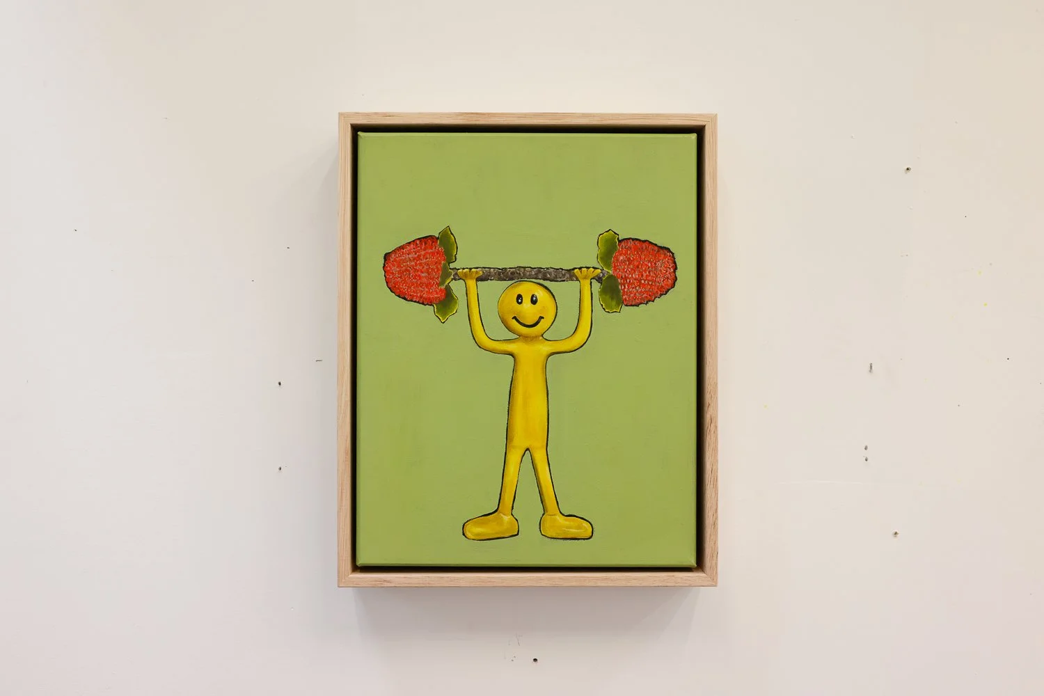 Lift me up 45x52cm oil on cotton canvas $490