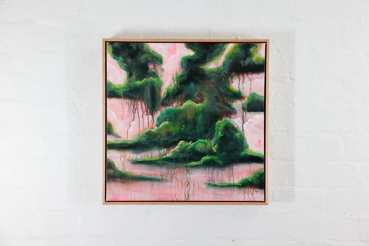 Under & Over Growth
Acrylic on canvas, Framed in Sustainable Vic Ash
50 x 50cm
$820 (SOLD)
