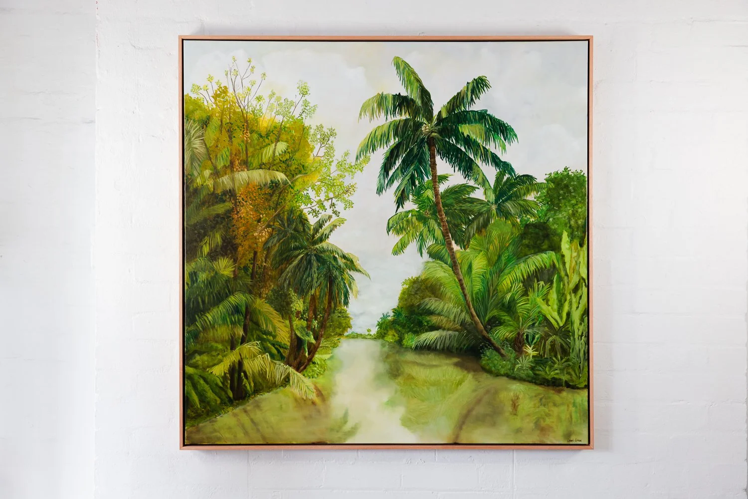 Jungle River 1200x1200 Oil on canvas $5900