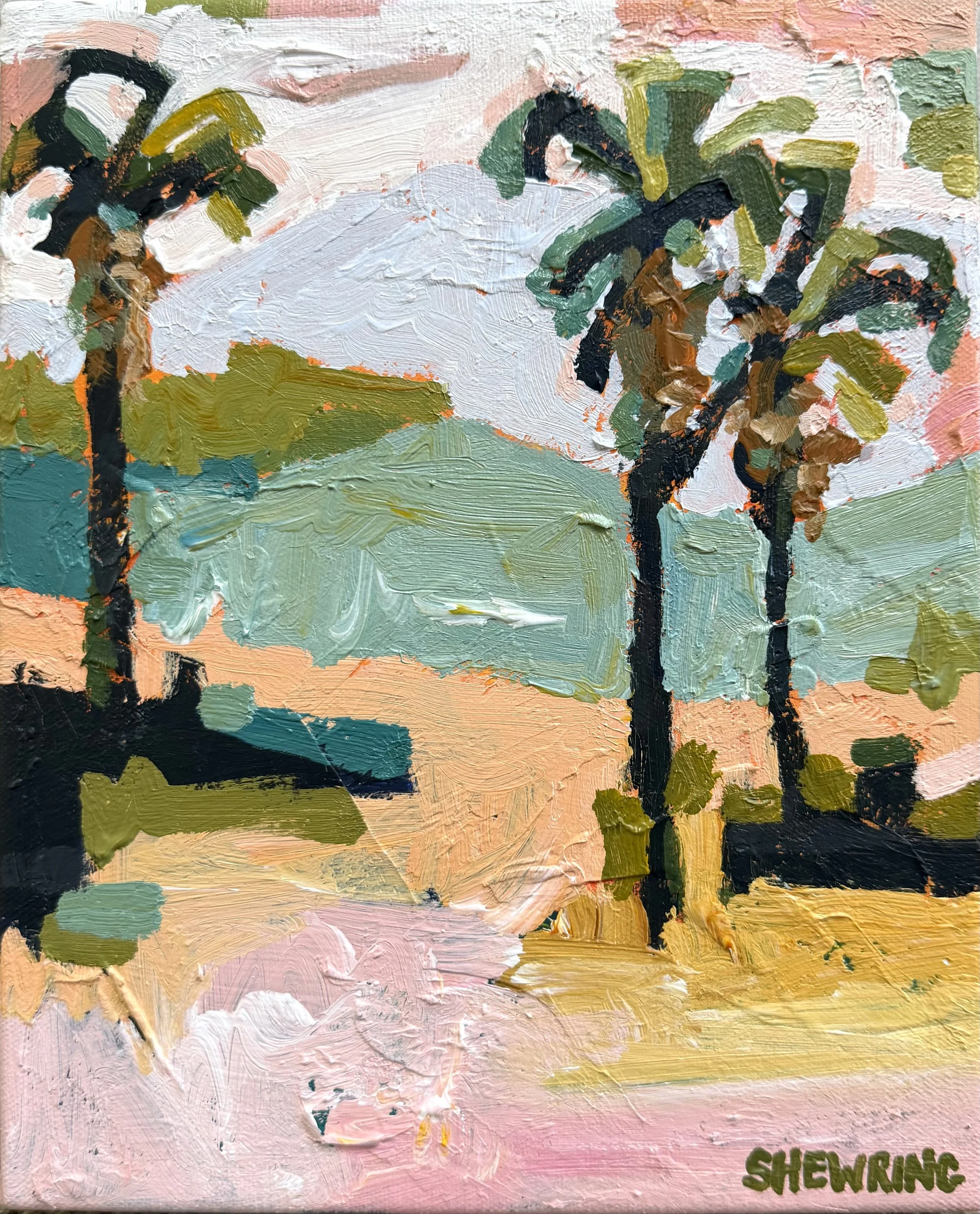 Golden Escape 2026 Jen Shewring 25 x 20 cm acrylic on canvas.jpeg