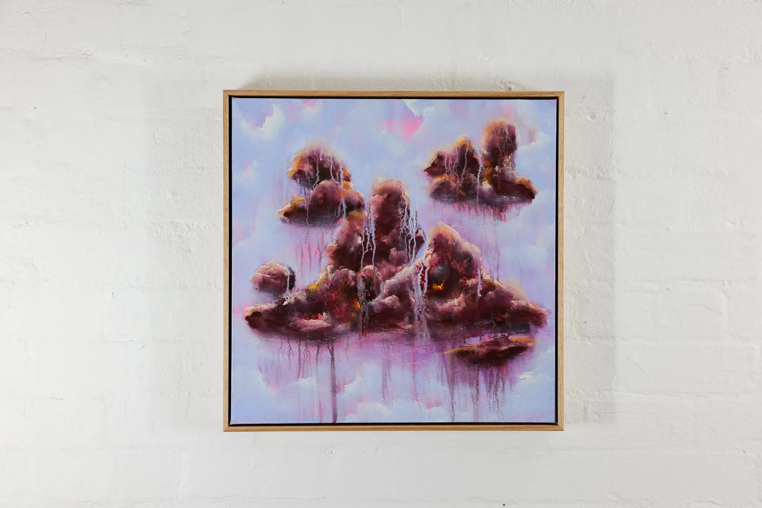 Red Wine & A Pastry
Acrylic on canvas, Framed in Sustainable Vic Ash
50 x 50cm
$820 (SOLD)