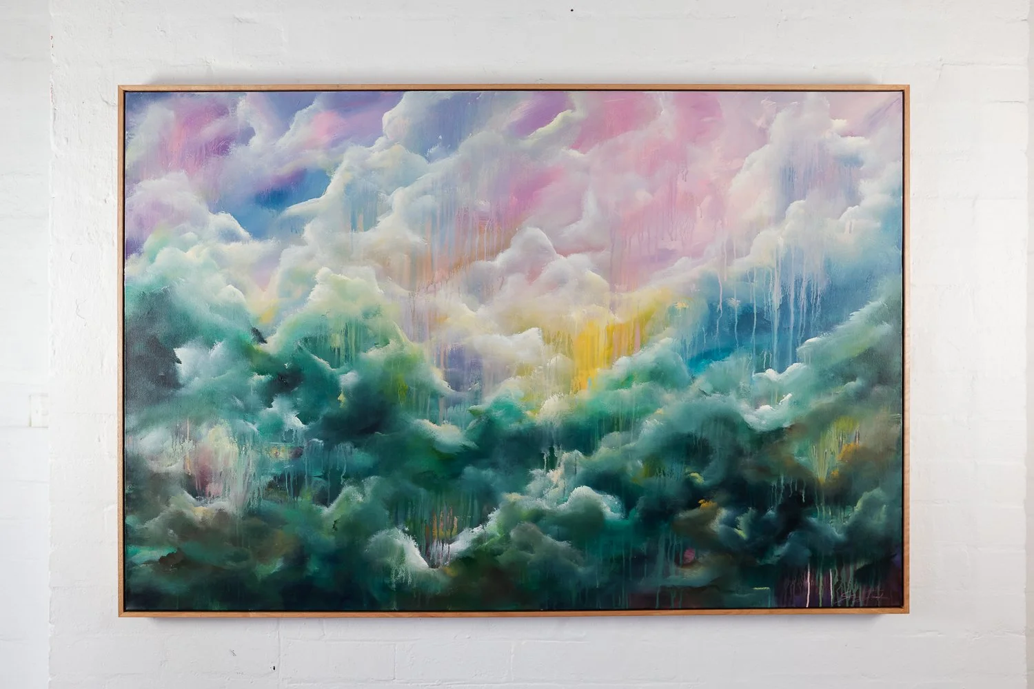 In Place Of Home
Acrylic on canvas, Framed in Sustainable Vic Ash
100 x 150cm
$3780